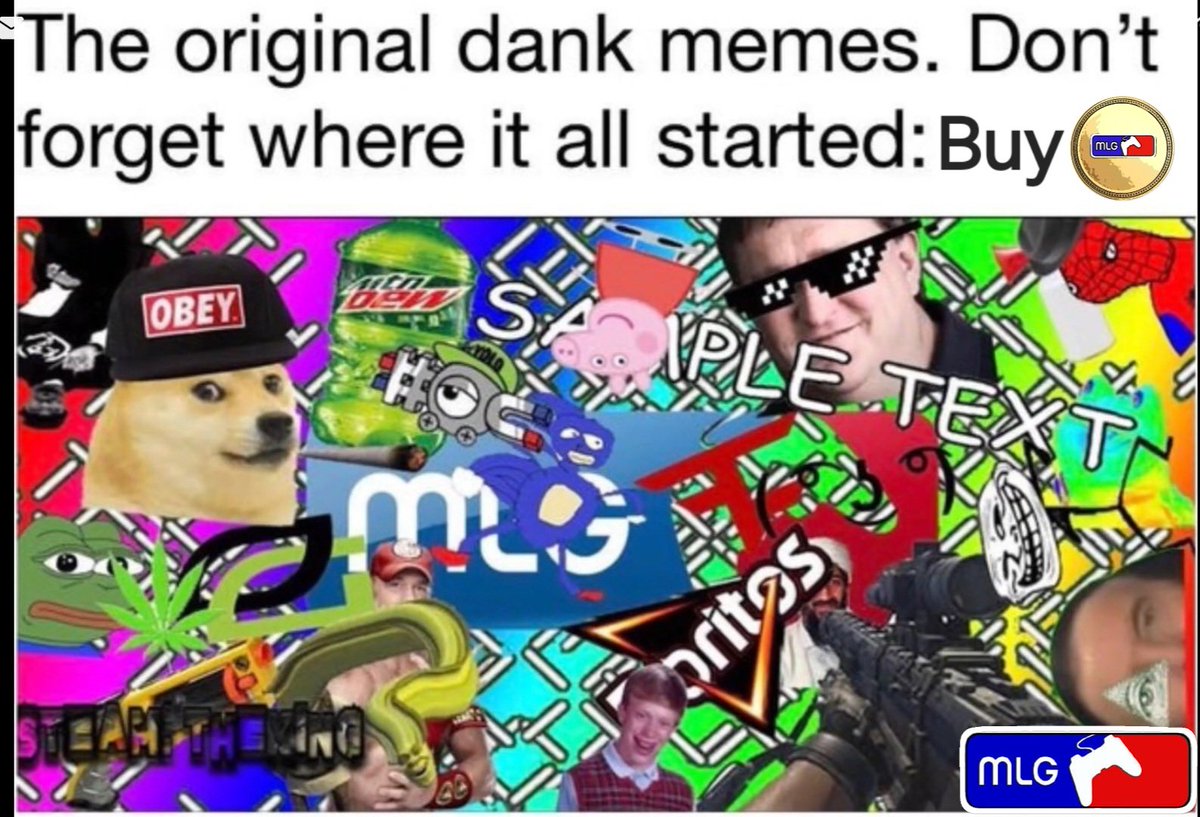 Gamers, I'm 32, and I realize I've been waiting 20 years for this moment. To be united around a shared token with a community that already knows me, even before meeting me.
$MLG is going to go far

Stop trading, Start Gaming 🎮
( -_•) ︻デ═一 💥 
#360noscope420blazeit