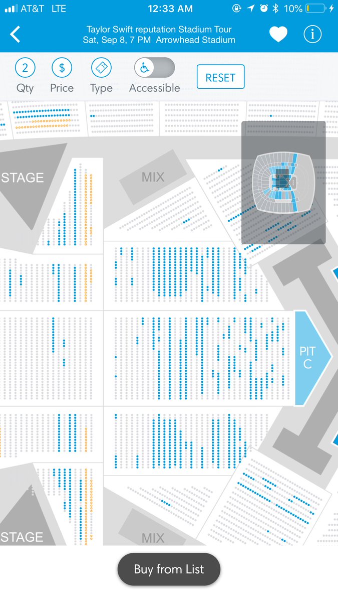erinmurray16's tweet photo. Just found this screenshot on my phone of what ticketmaster looked like for rep tour in KC three weeks before the show 🫠 https://t.co/s2hhUACR2q