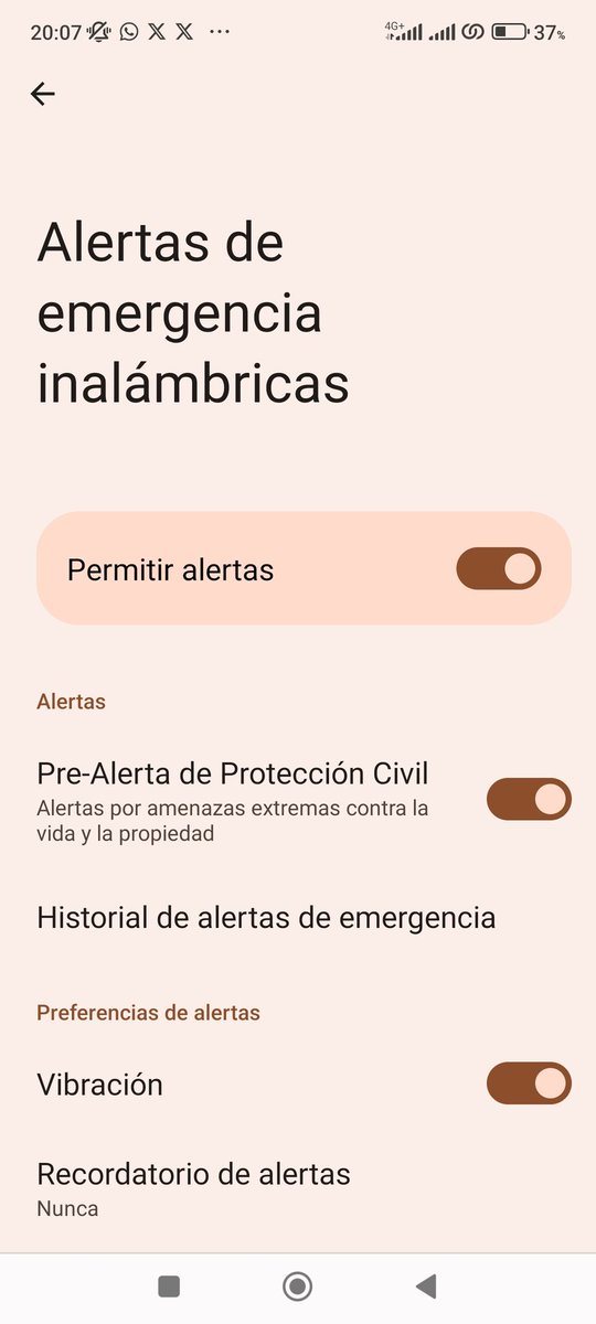 OnixTm's tweet photo. @KilygusGus @GVA112 @generalitat @AEMET_CValencia A ver si no las tienes activadas https://t.co/tFaO6gCKUe