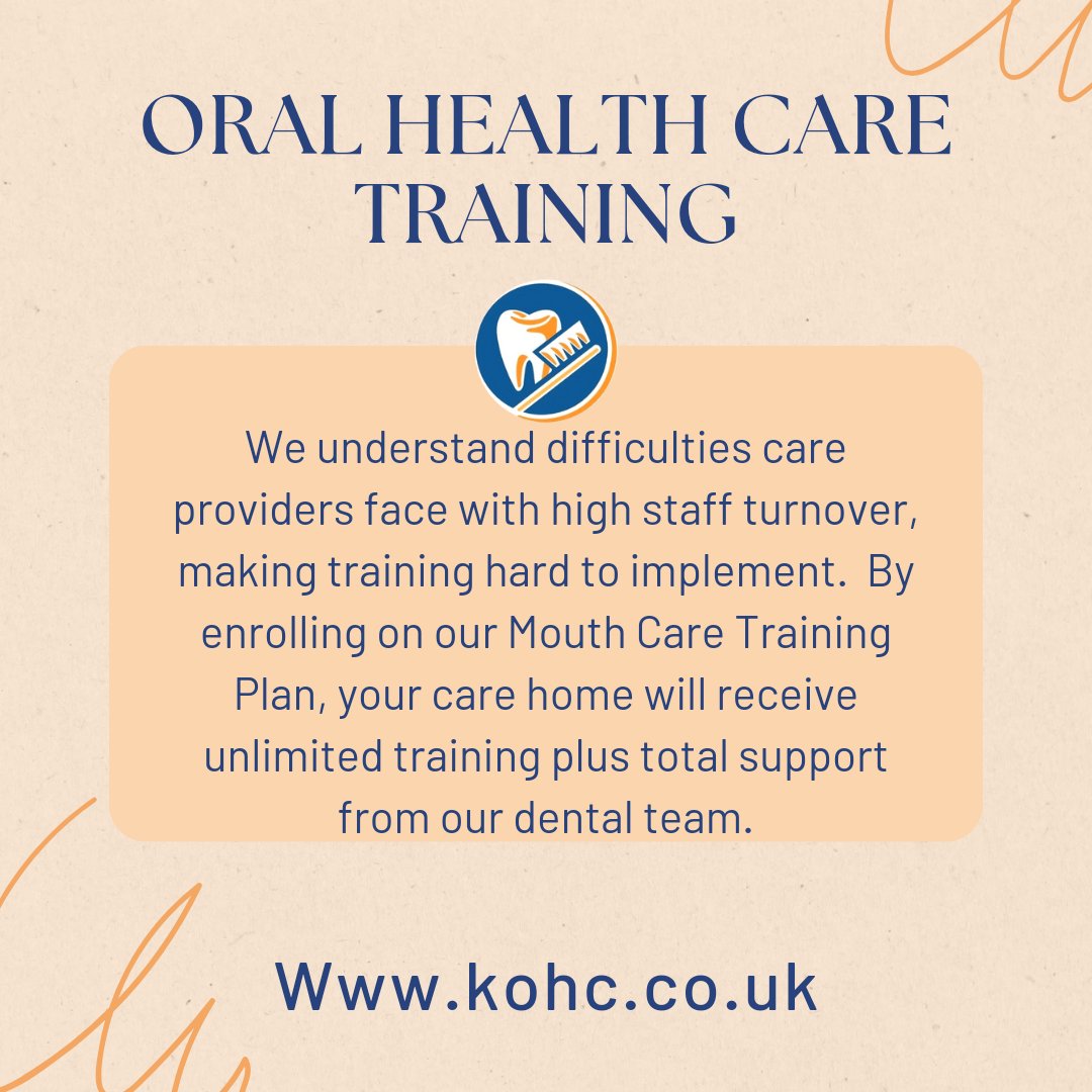 ⭐️⭐️⭐️ NOW OFFERING A 14 DAY FREE TRIAL⭐️⭐️⭐️

Enrol your care home onto the Mouth Care Training Plan, where you will receive full circle support from our team of dental care professionals 🦷

We'll train &amp; provide ongoing support to care staff &amp; oral champions with all aspects