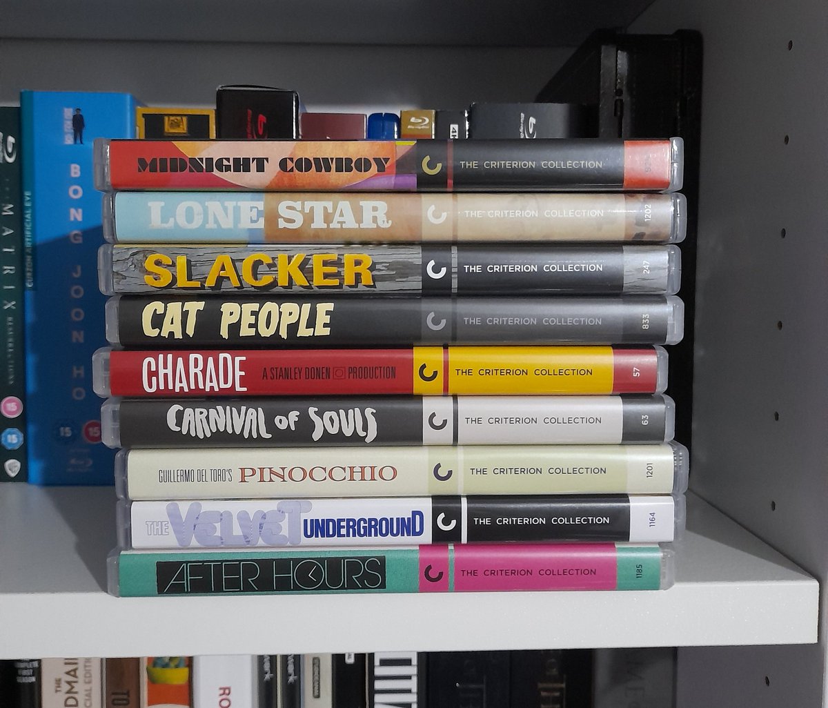 Made the most of hmv's 40% off Criterion Collection sale this weekend to quell the growing existential dread I feel about Tuesday...