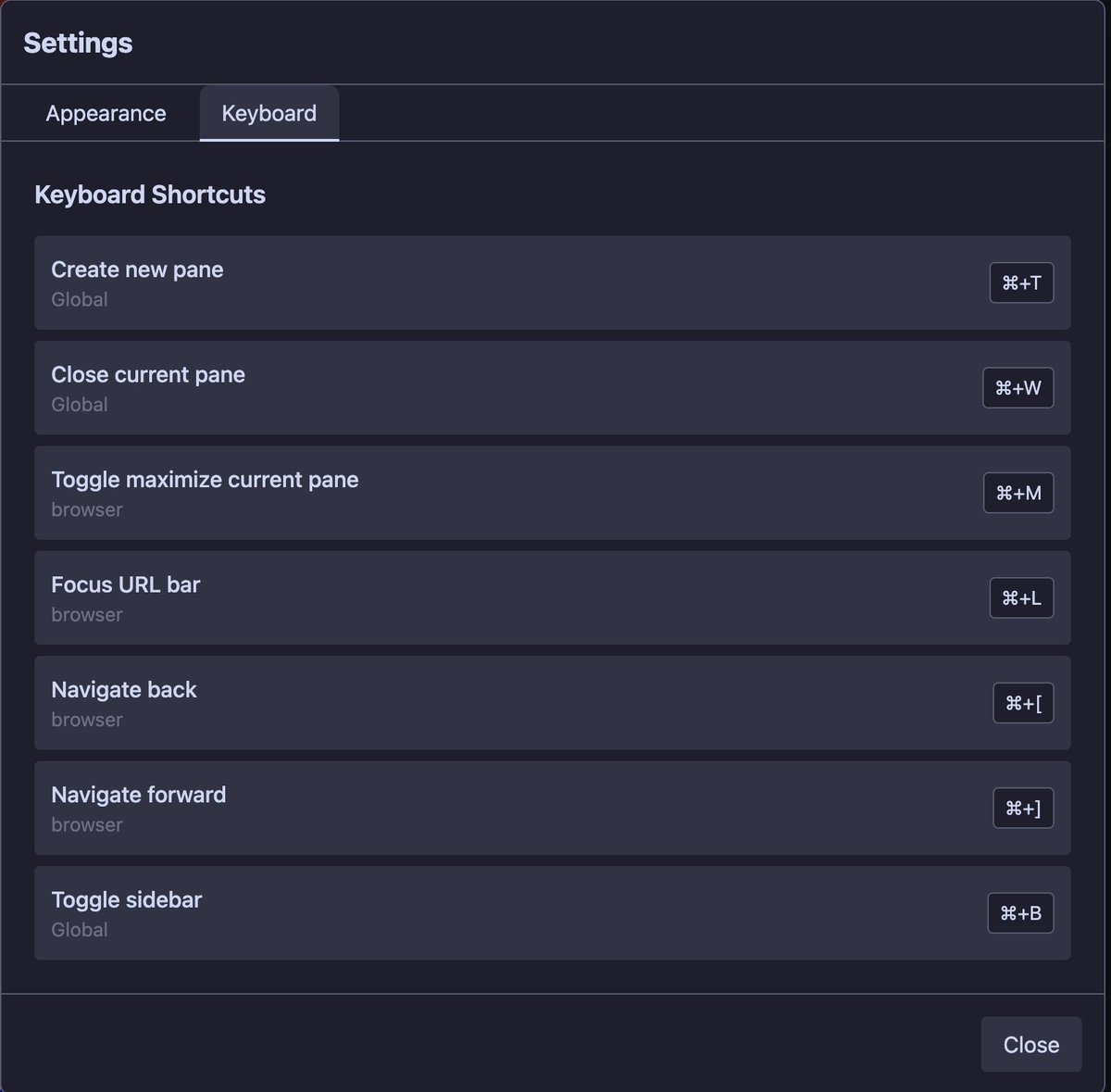 added theming and keybinding