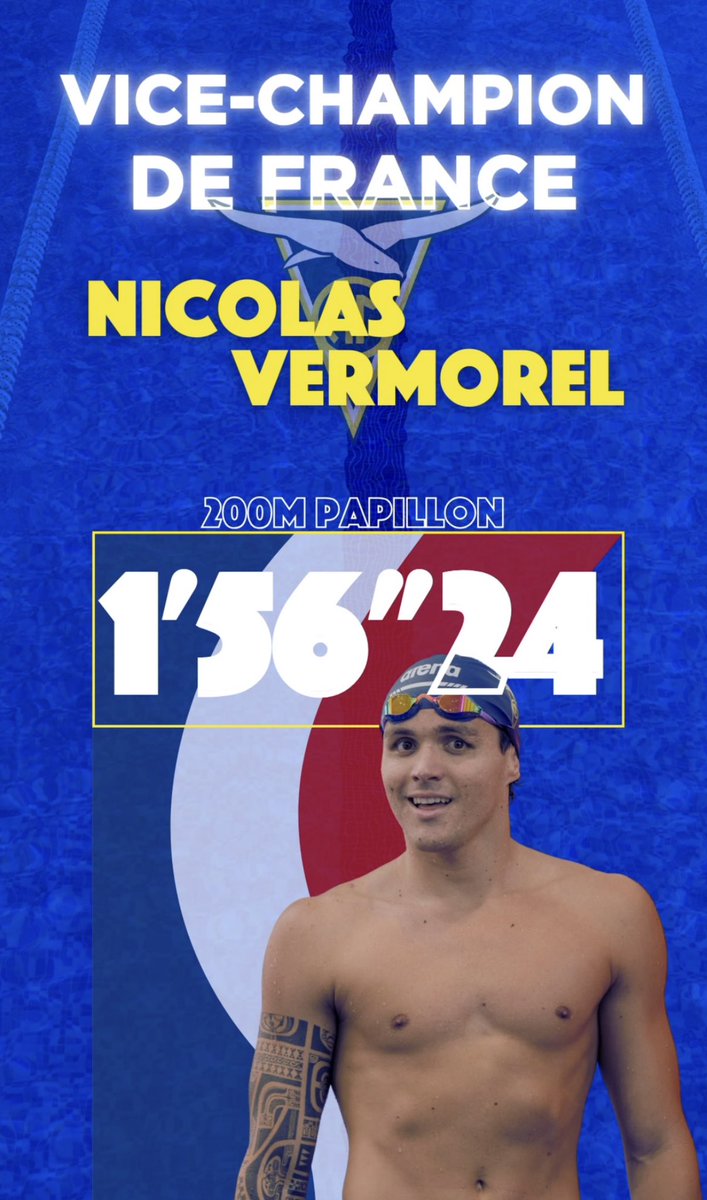 CNMarseille's tweet image. 🏊‍♀️🏊‍♂️ 𝗡𝗔𝗧𝗔𝗧𝗜𝗢𝗡 / 𝗖𝗛𝗔𝗠𝗣𝗜𝗢𝗡𝗡𝗔𝗧𝗦 𝗗𝗘 𝗙𝗥𝗔𝗡𝗖𝗘 🏊‍♀️🏊‍♂️
Nos Marseillais finissent en beauté ces Championnats de France (petit bassin) à Montpellier ! 🇫🇷💪👏

#championnatsdefrance #natation