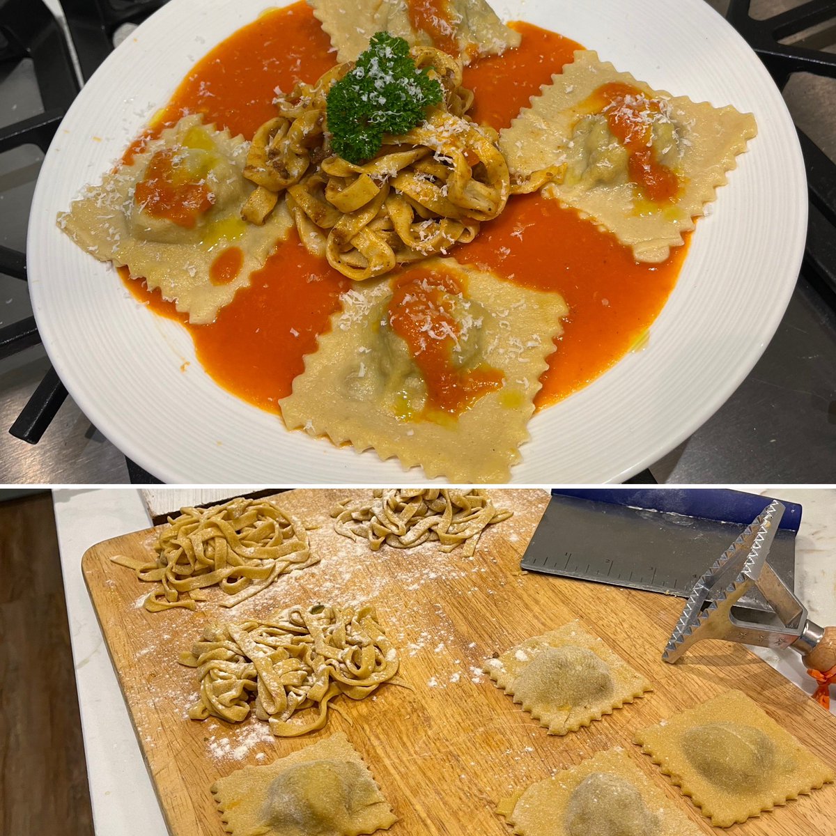 kgentry89's tweet photo. #foodpics #Foodlover simplicity of some eggs, flour &amp; some tomatoes https://t.co/V0jFDdXrEW