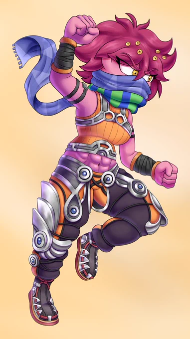 4 big commissions for  of their character in different outfits 