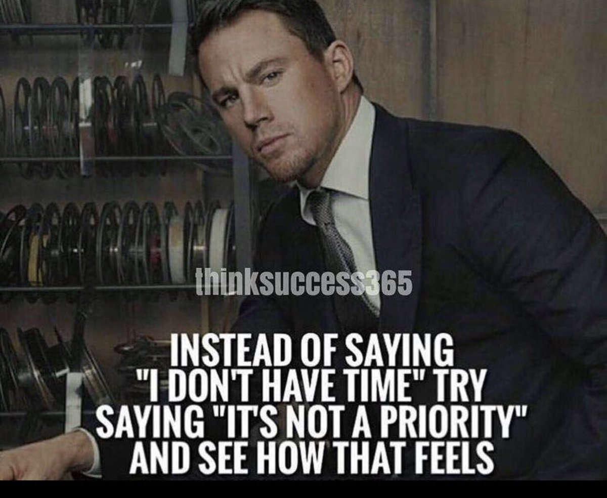 JBailinisi's tweet photo. Once you say “It’s Not A Priority” you are clearly saying that your happiness isn’t a priority. Your future isn’t a priority. Your financial stability isn’t a priority. Your mental health isn’t a priority. Think about it, before you put it off again #Jbailinisi @JBailinisi https://t.co/mfbhbGRMA1