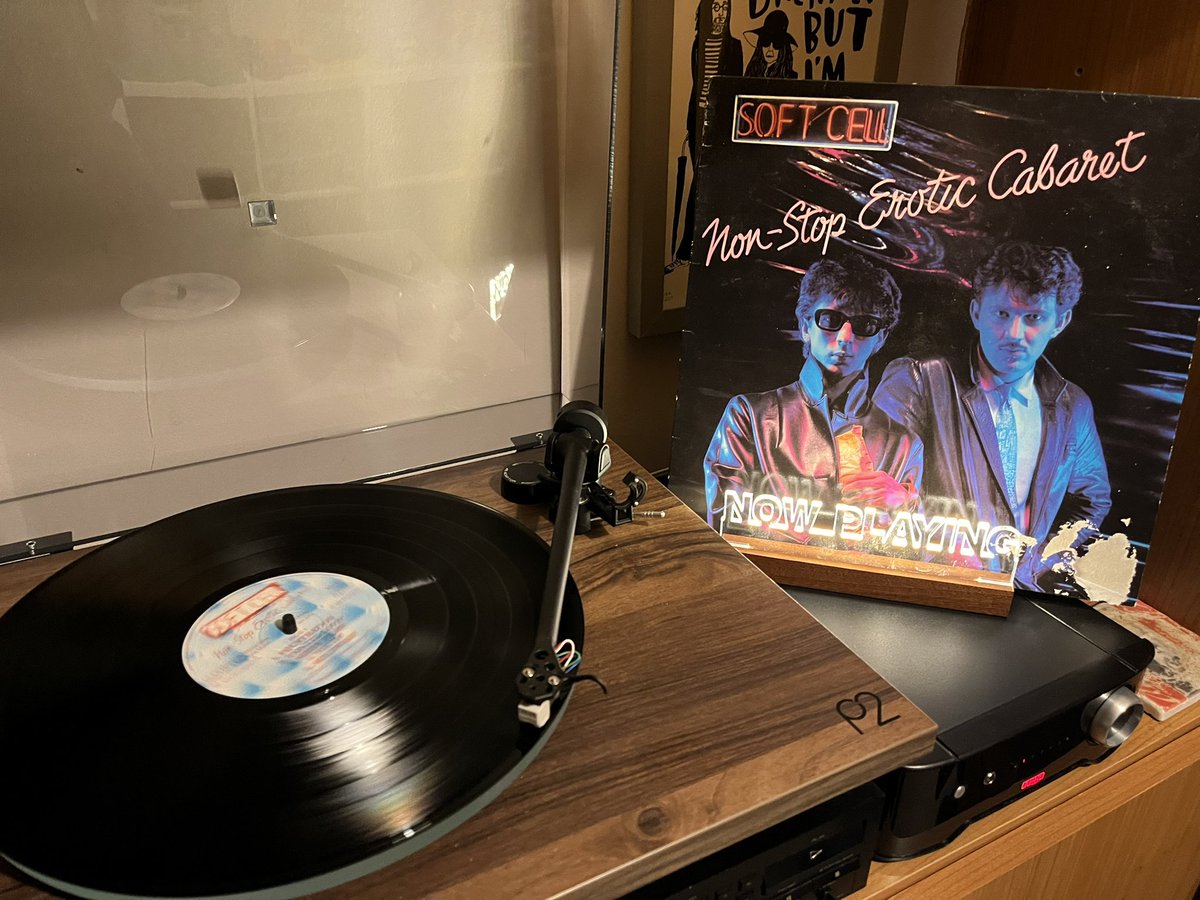 Never had this back in the day but got a bargain of it yesterday. Now playing is ‘Non Stop Erotic Cabaret’ by Soft Cell. 
<a href="/Notoldjustexpe1/">🖤 Notoldjustexperienced</a> 
<a href="/MIKEYWMS/">Michael Williams (Mikey)</a> 
<a href="/AffrenchFfrench/">Andrew Ffrench</a> 
@zap210 
<a href="/NewWaveAndPunk/">PunkAndNewWave</a>
<a href="/ScotsPostPunk/">Scottish Post-Punk</a>
<a href="/PunKandStuff/">PuNk and Stuff</a>