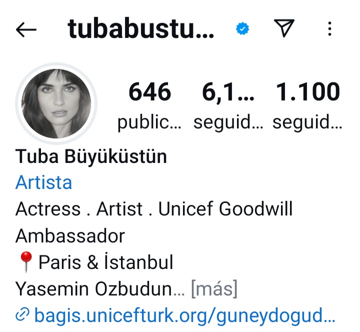 ire_marti's tweet photo. Tuba ha aumentado en 100k sus seguidores!!
#TubaBüyüküstün https://t.co/fbXgtbzKhM