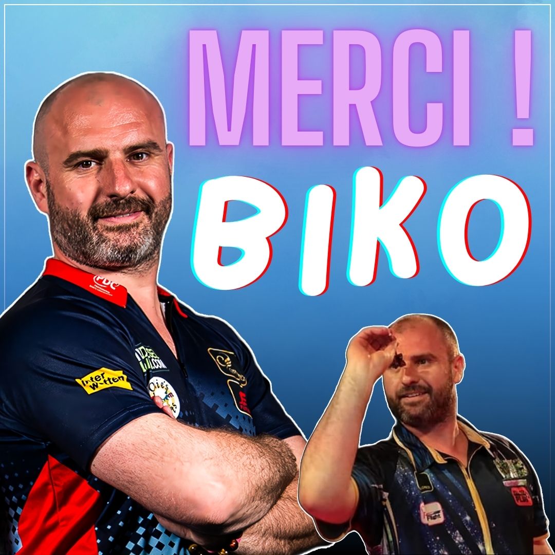FFD_Darts's tweet photo. Quelle aventure incroyable !✨
Il y a 2 ans, Biko est devenu le 1er Français à décrocher la carte PDC. 
Deux années riches en compétitions, en belles victoires et en matchs mémorables.
Merci Jacques, tu as propulsé la France vers de nouveaux sommets ! https://t.co/qjsiGRtzkW