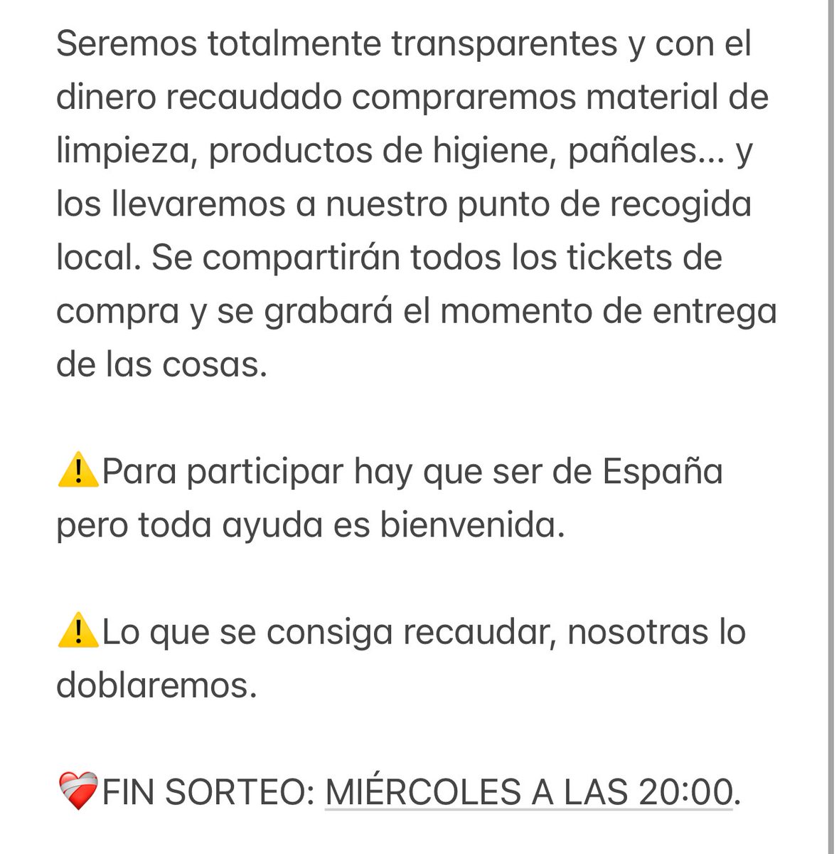 sorteoskiki's tweet photo. ⚠️SORTEO PRODUCTOS CHIARA PARA AYUDA A VALENCIA⚠️

Para aportar nuestro granito de arena, vamos a sortear estos productos de Chiara. 

Para participar:

⚠️Hacer una transferencia mínima de 1€ a: ES2215632626323260256265 

En el concepto es importante poner vuestro @ de twitter. https://t.co/n5zhjKMDbN