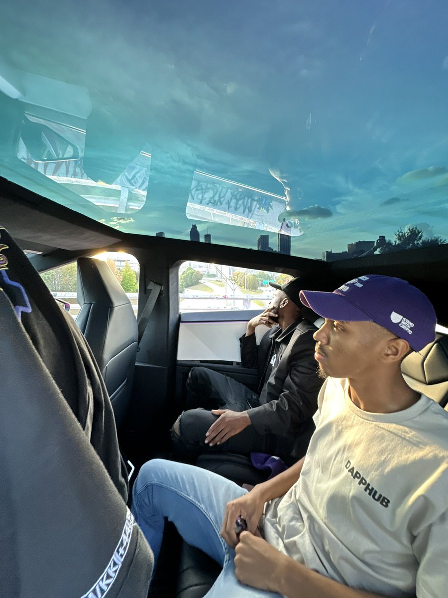 travSherman44's tweet photo. It was great hanging out with the @AtlantaChain peeps and driving around along side the @standwithcrypto Cybertruck educating people about crypto and their vote.

Dapphub #StandswithCrypto https://t.co/kjxMOskTyR