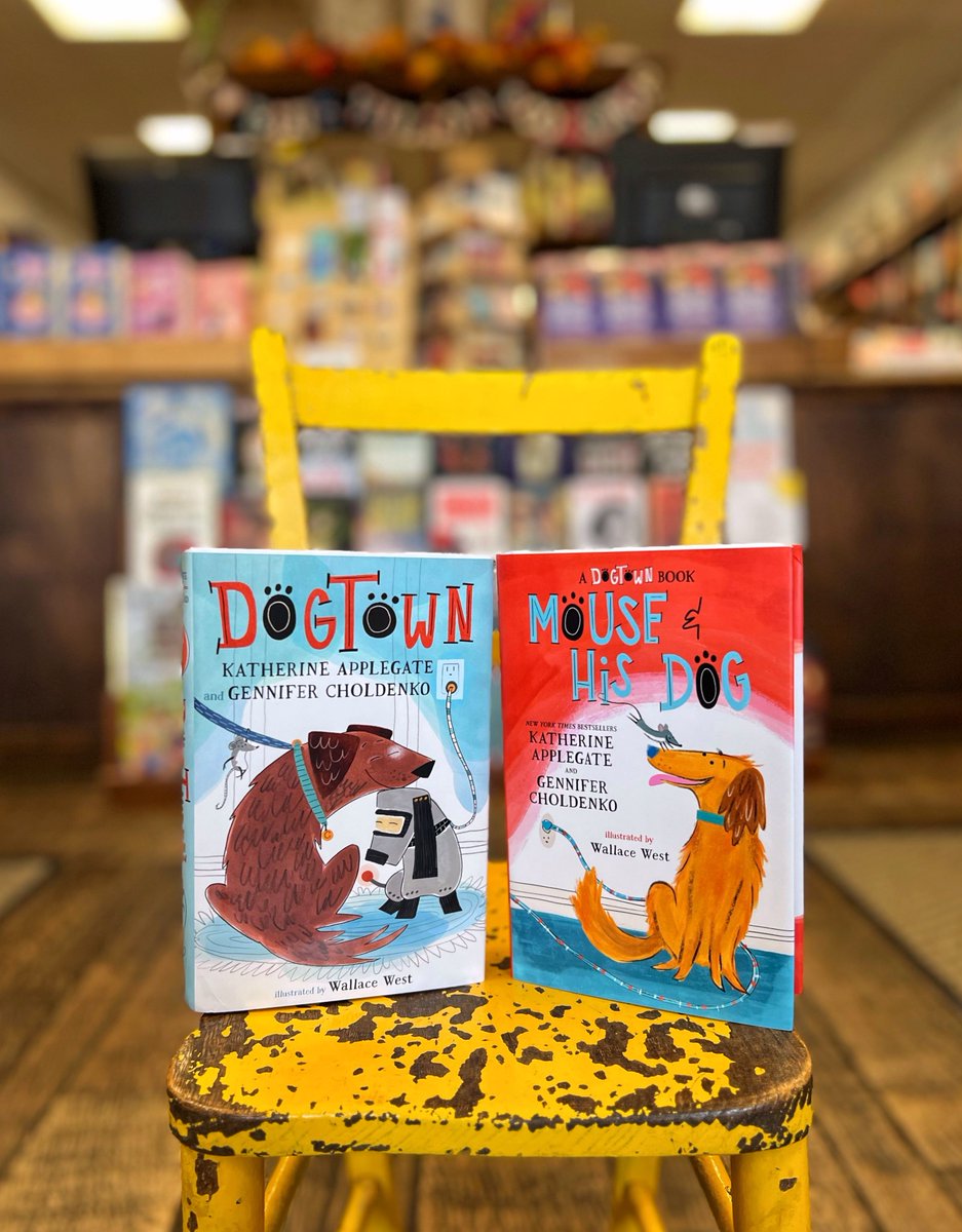 Katherine Applegate (kaaauthor.bsky.social) (@kaaauthor) on Twitter photo Writing these books with Gennifer <a href="/choldenko/">Gennifer Choldenko</a> has been magical. Wallace West's illustrations are absolutely delightful. 🐶🐭
My thanks to everyone who has picked up a #Dogtown book. We're doggone grateful for you all. 💙 <a href="/MacKidsBooks/">MacKids Books</a> Writing these books with Gennifer <a href="/choldenko/">Gennifer Choldenko</a> has been magical. Wallace West's illustrations are absolutely delightful. 🐶🐭
My thanks to everyone who has picked up a #Dogtown book. We're doggone grateful for you all. 💙 <a href="/MacKidsBooks/">MacKids Books</a>