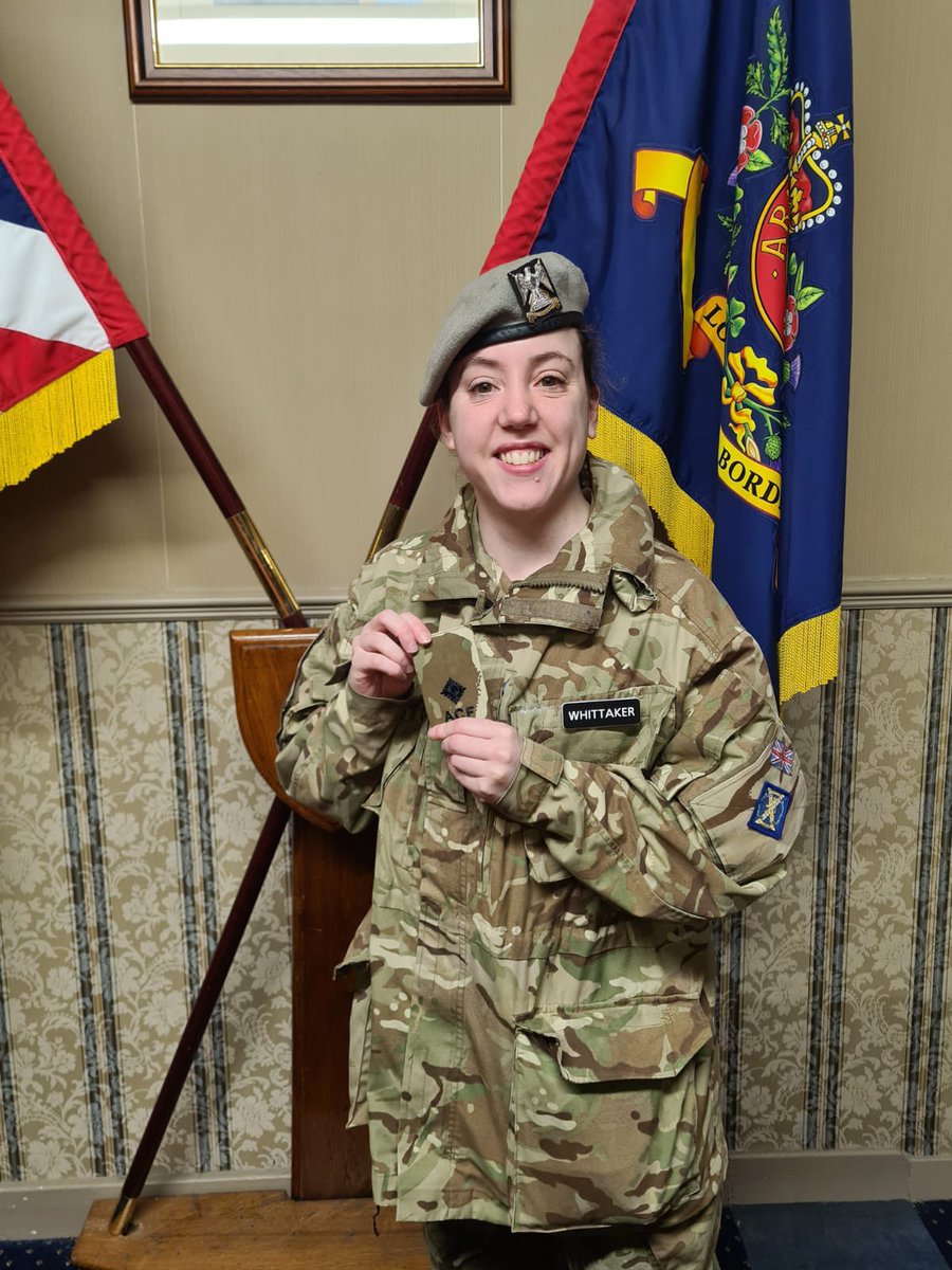 Congratulations to AUO Hannah Whittaker on her promotion to 2Lt