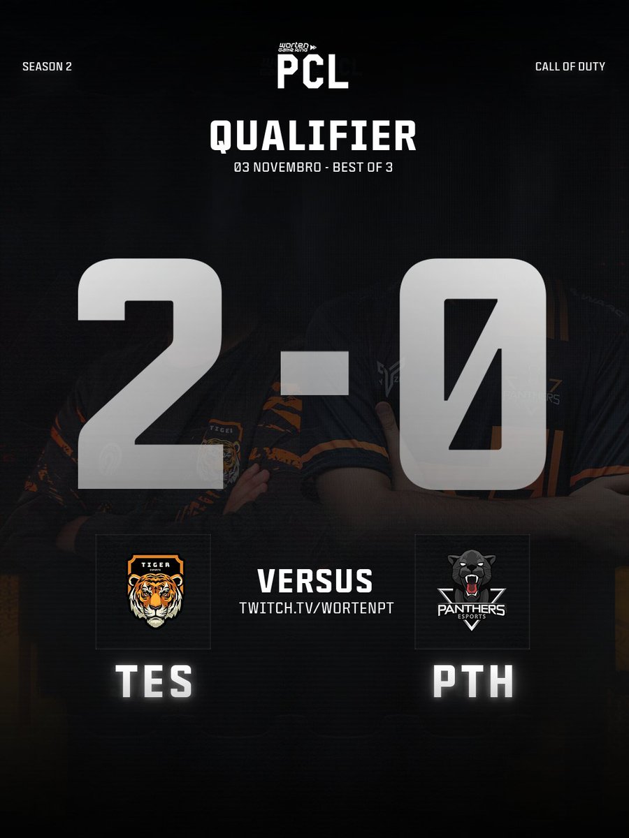 PCL🔸Worten Game Ring (@wgrpcl) on Twitter photo Isto pode ser uma reviravolta!
Os <a href="/tigeresportspt/">Tiger eSports</a> já nem são os mesmos do primeiro jogo, derrotaram os <a href="/PantherseSportt/">PANTHERS ESPORTS</a> por 2-0 num piscar de olhos e vão à final dos qualificadores contra os <a href="/exsadggoficial/">EXSAD</a> numa BO5.
📺twitch.tv/wortenpt
#WGRPCL #NPLAY Isto pode ser uma reviravolta!
Os <a href="/tigeresportspt/">Tiger eSports</a> já nem são os mesmos do primeiro jogo, derrotaram os <a href="/PantherseSportt/">PANTHERS ESPORTS</a> por 2-0 num piscar de olhos e vão à final dos qualificadores contra os <a href="/exsadggoficial/">EXSAD</a> numa BO5.
📺twitch.tv/wortenpt
#WGRPCL #NPLAY