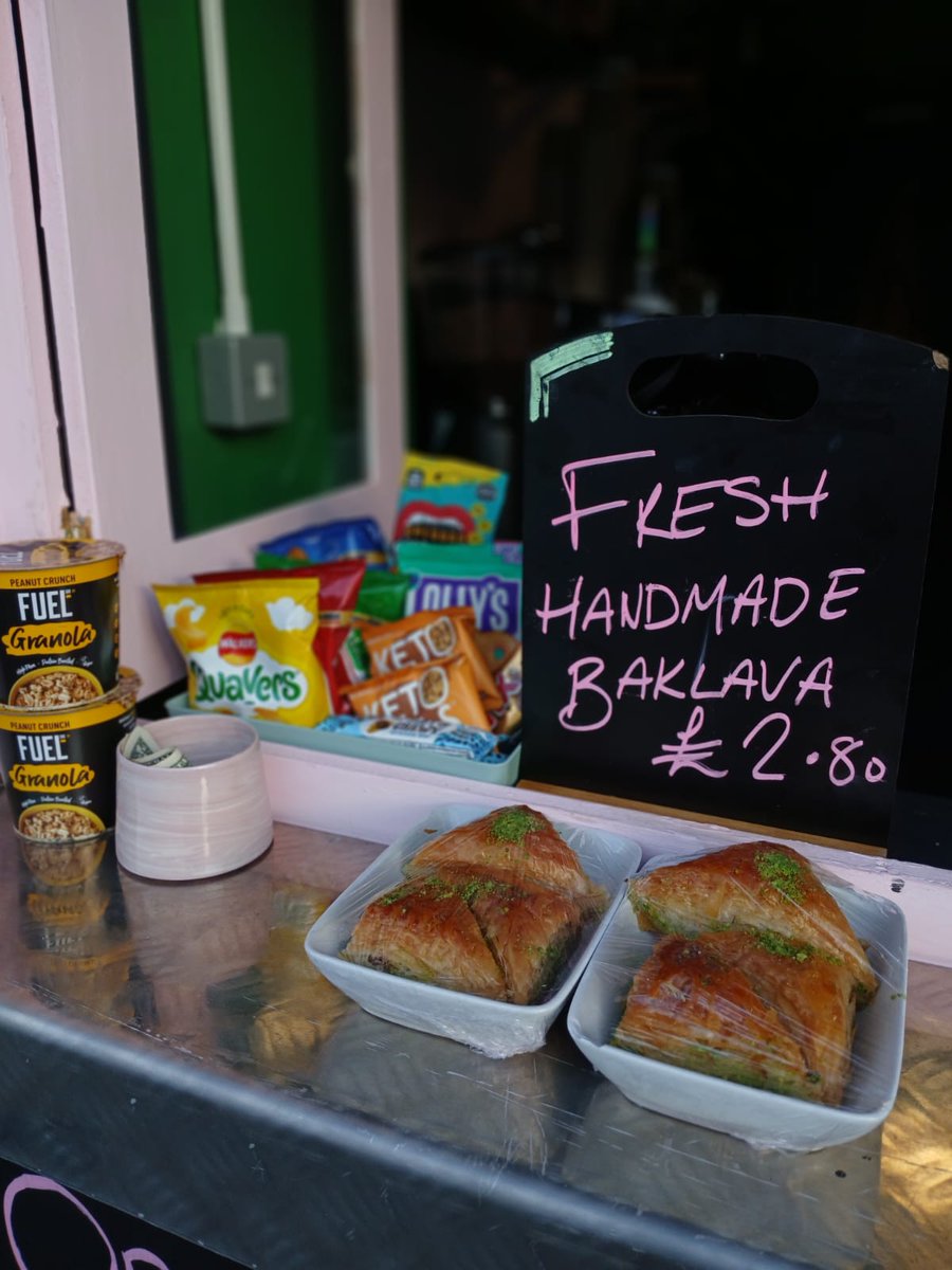 ErnestLiverpool's tweet photo. Fresh Baklava ready for you now !

If you haven't tried it yet, your missing out https://t.co/B07Yd8goGg