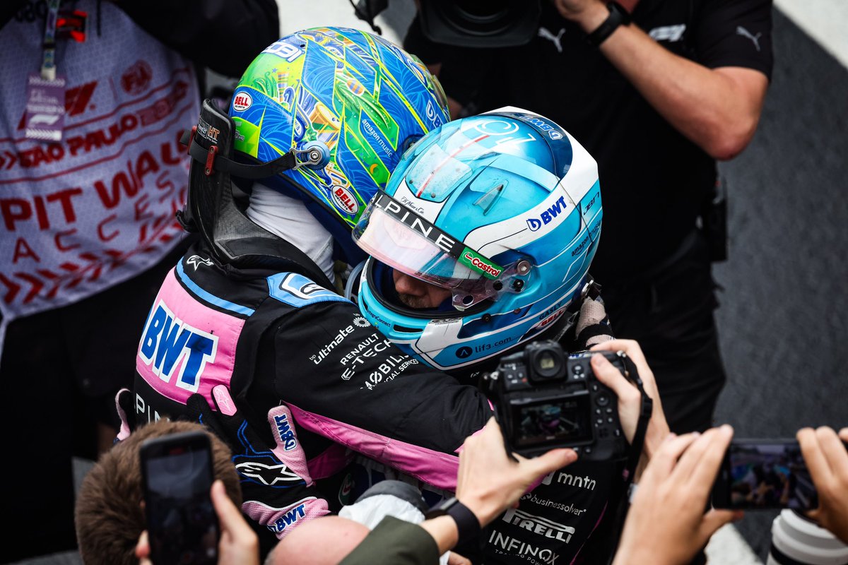 FFSportAuto's tweet image. 🥹🫶

Les émotions 💙🤍♥️

Bravo les gars @PierreGASLY @OconEsteban 

#BrazilGP #F1