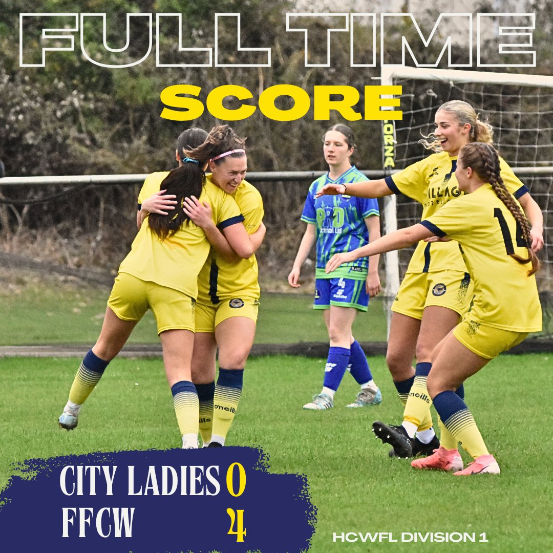 A 4-0 victory against City Ladies today and we go back to the top of the league. 

Goals scored by Kelly Rutledge, Esme Parsons, Ellie Stalley and a penalty converted by Tallie Margilewska.