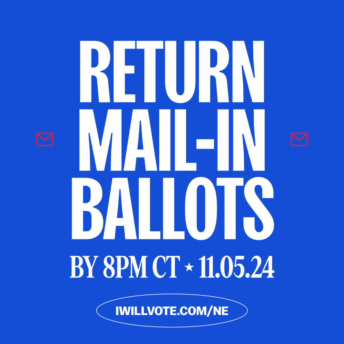 KamalaforNE's tweet photo. If you still have a mail ballot, you have until polls close at 8pm CT on Tuesday, Nov 5 to return your ballot to a drop box near you or return it at your County Election Office. Find a drop off location at https://t.co/4O7pn84kr8. Questions? Call 402-946-0005. https://t.co/r84ZHhKAB1