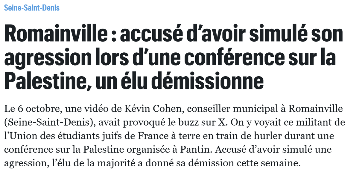 NathanBothereau's tweet photo. Le conseiller municipal Kevin Cohen qui criait de manière hystérique pour simuler une agression des amis de la #Palestine ? Dégagé.

Puissent tous les autres menteurs qui défendent l'état génocidaire qu'est #Israel (qu'on ne peut défendre honnêtement...) avoir le même destin. https://t.co/UFXKZCpBr7