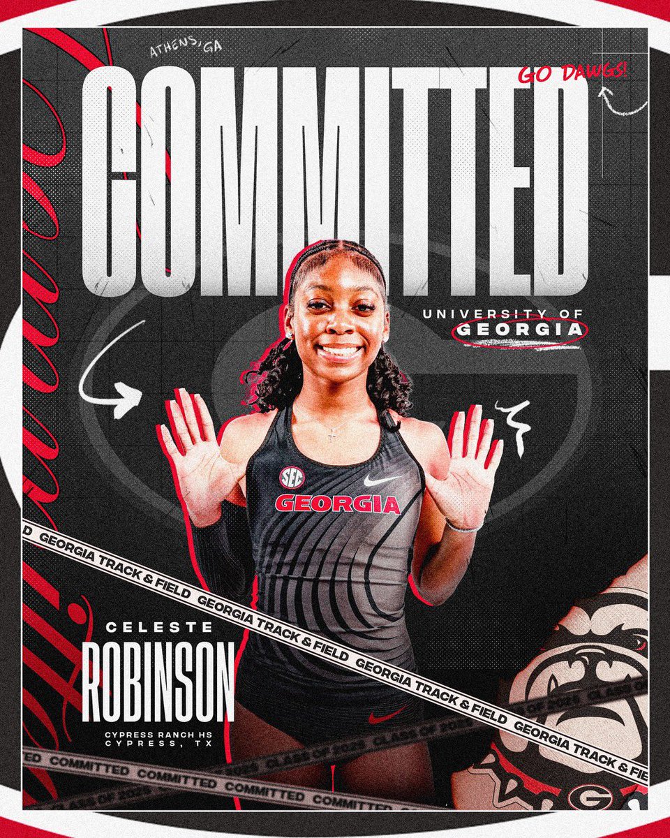 100% committed !! 

I want to thank God, my family, my coaches, and my friends for the continuous support. 

I want to also give a huge thanks to Coach Caryl, and all the Georgia coaching staff for giving me the opportunity to become a DAWG! 🐶