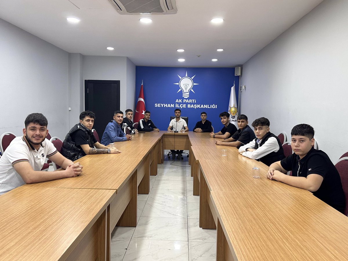 📍Seyhan İlçe Başkanlığı

Seyhan Yeni Seçmen olarak Haftalık Olağan Yönetim Kurulu toplantımızı Yeni Seçmen Başkanımız Reşit GÜL riyasetinde gerçekleştirdik.

<a href="/eyupkadirinan/">Eyyüp Kadir İnan</a> 
<a href="/samedsafakaya/">Samed Safa KAYA</a> 
<a href="/onderryucel/">Önder Yücel</a> 
@HASIMPOLAT01 
<a href="/yenisecmengm/">Yeni Seçmen</a> 
<a href="/YeniSecmenAdana/">Yeni Seçmen Adana</a> 
<a href="/AdilEmirDag/">Adil Emir Dağ</a> 
<a href="/resittgul/">Reşit Gül</a>