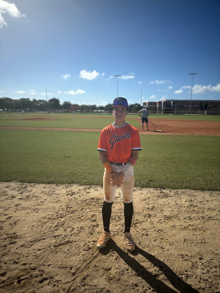 PW NextGen (@pw_nextgen) on Twitter photo Carlos Rodriguez
South Florida Giants 2028
<a href="/SFloridaGiants/">South Florida Giants</a>
Carlos went 2/2 at the plate with 4 RBI’s and a 2 RBI double in the last inning to tie the game and put his team in a spot to get the win
@prospectwire
#PWPoG
#PWBaseball🏴☠️⚾️ Carlos Rodriguez
South Florida Giants 2028
<a href="/SFloridaGiants/">South Florida Giants</a>
Carlos went 2/2 at the plate with 4 RBI’s and a 2 RBI double in the last inning to tie the game and put his team in a spot to get the win
@prospectwire
#PWPoG
#PWBaseball🏴☠️⚾️