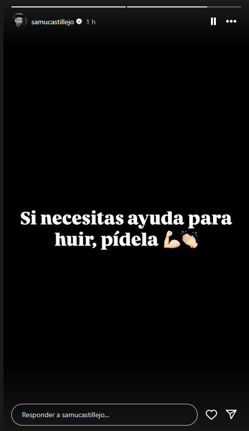 😡 Samu Castillejo, en su instagram:

💥 "Si necesitas ayuda para huir, pídela"