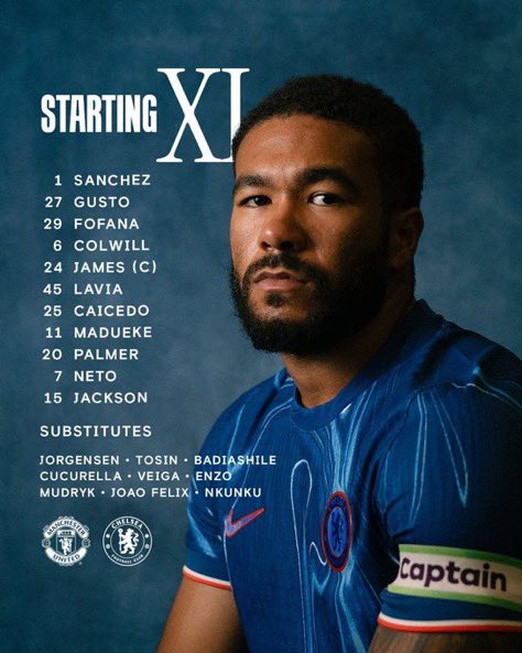 SportsZone__'s tweet image. 🚨 Manchester United - Chelsea : 

Voici les deux XI de départ ! 🇬🇧

Alors, vos pronos ? 

#MANCFC