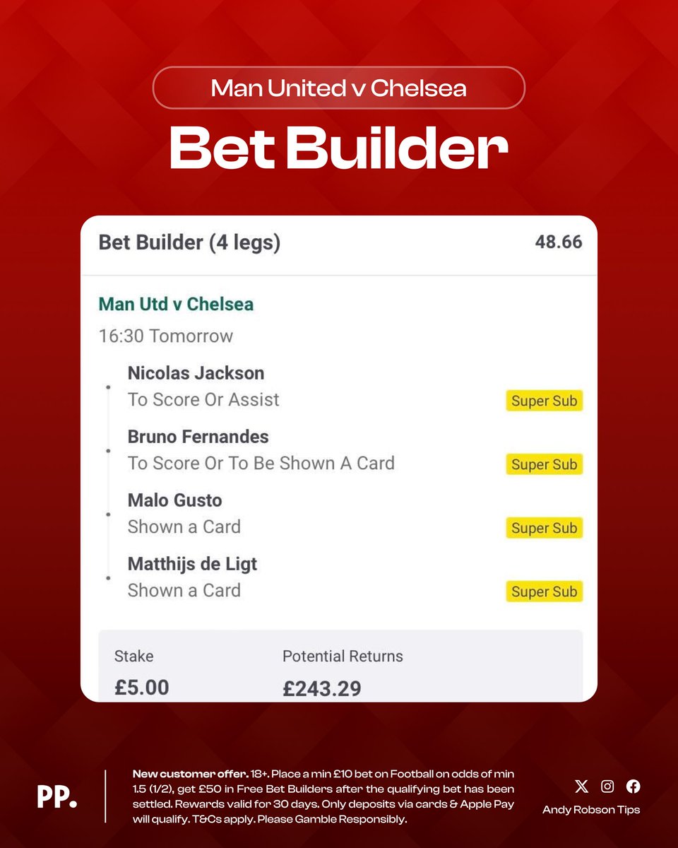 🎩 Andy’s Football Tips tweet media