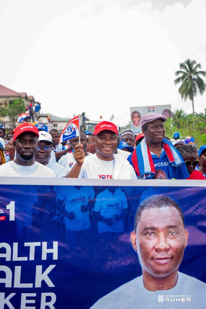 OpokuSamuel777's tweet photo. Tarkwa was lit 🔥 
Health walk with @HonDuker  
Tarkwa is For @nppghanahq 
@NPP4All will win huge 
@MBawumia is winning 

#The_Duker_Factor https://t.co/FJDeYrJJW3