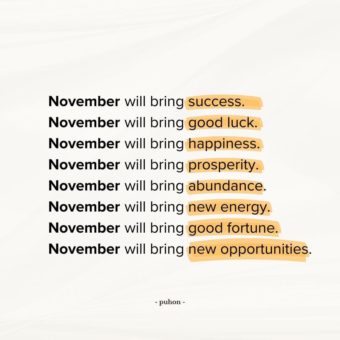 November wish :