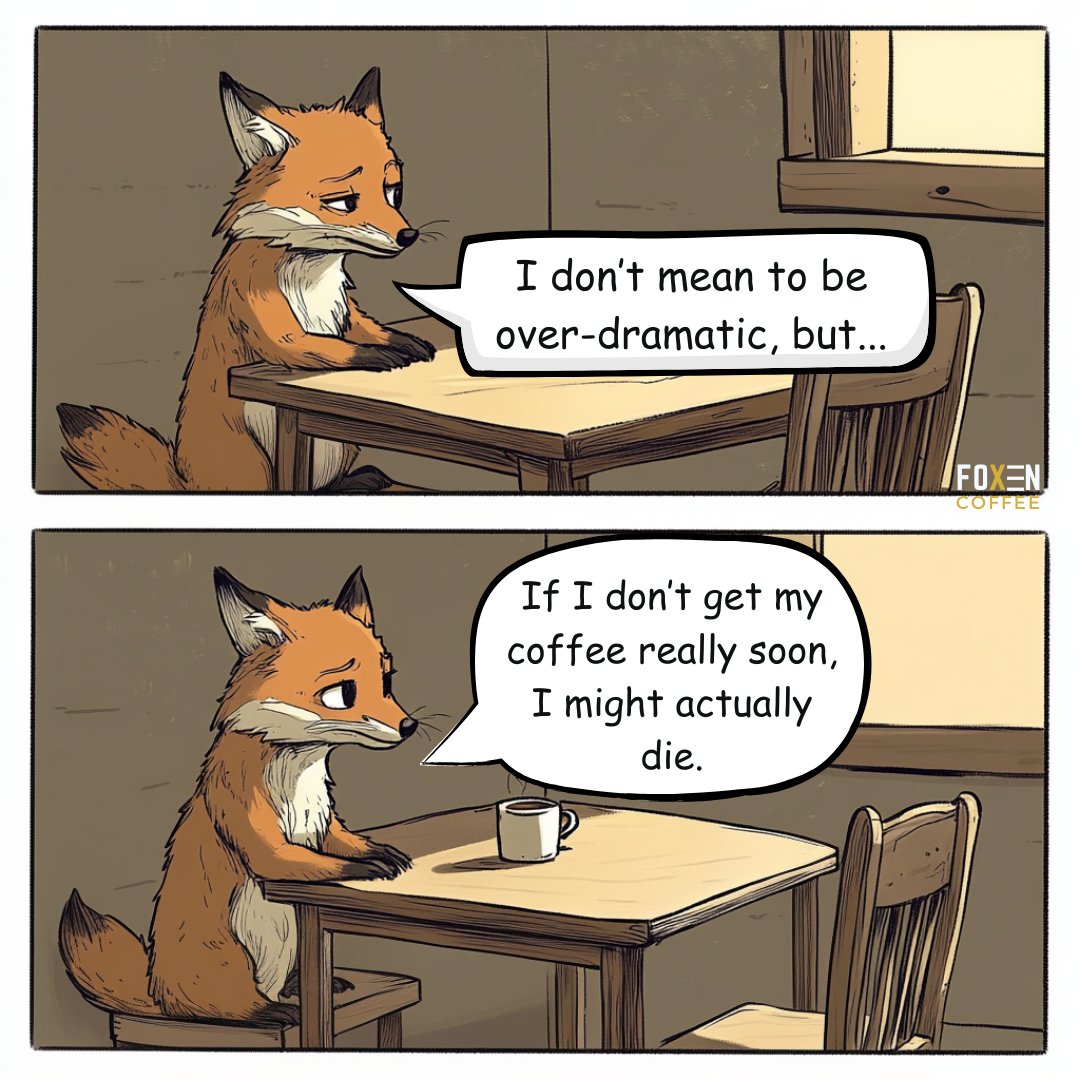 FoxenCoffee's tweet photo. Coffee is life. 🦊❤️☕️ https://t.co/4cLH2FOV43