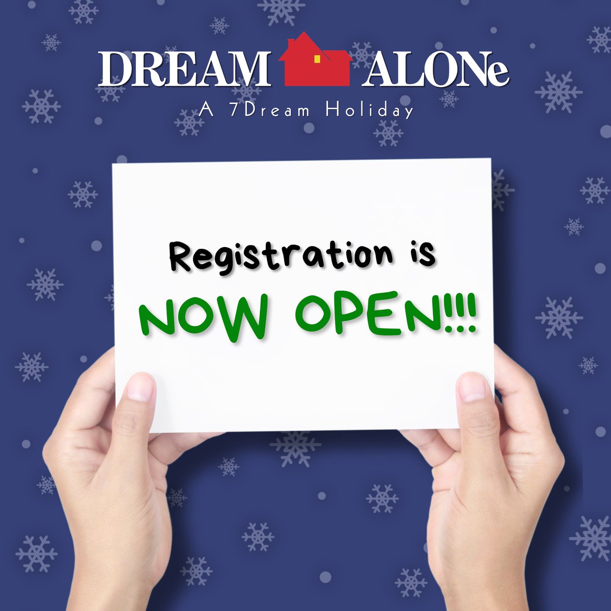 7dream_alone's tweet photo. Ding-dong! Anyone there?

The wait is over! You can now register to Dream 🏠Alone: A 7DREAM Holiday cup sleeve event!

Link: https://t.co/z2z3qlQ4G1

Oops...Read before you click!! Make sure to read all the guidelines and instructions before submitting the form! Make sure to be 100% that you will attend our CSE to avoid unclaimed kits~

Note: Forms will be closed as soon as 30 slots have been filled. Note that the form may open again! We’ll post if there are still slots!

Let’s make this CSE a place where we can bond together, widen our reach and spread this post to your moots and oomfs! 🙏🙏🙏

Also, make sure you have read the guidelines and FAQs before submitting the form: https://t.co/n87D3aT2Q2

#NCTDream #7Dream #DreamAlone #7DreamHolidayEvent #CSE #Christmaswith7Dream #BulacanCSE