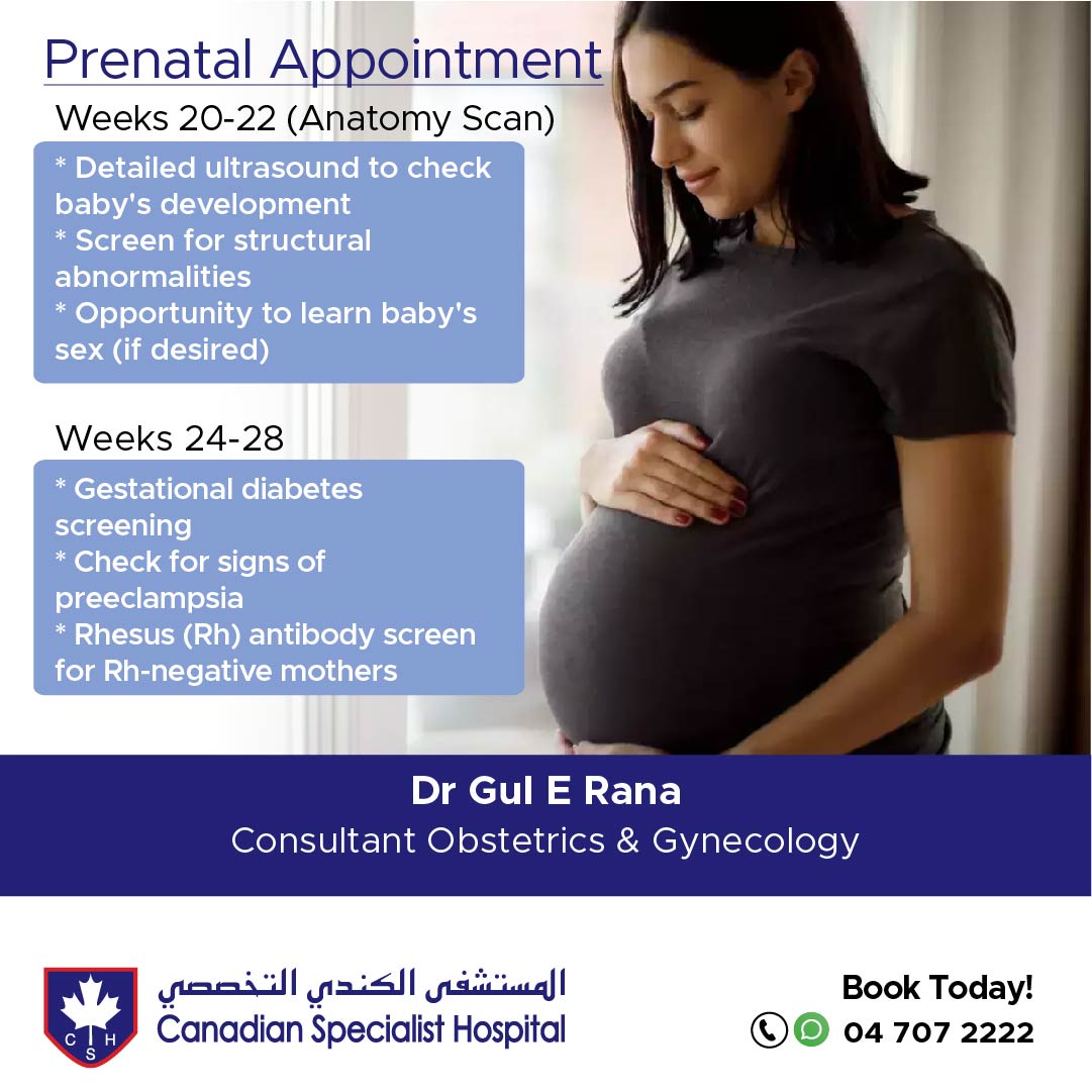 cshdubai's tweet photo. Partner in Parenthood: Consult Dr. Gul E. Rana
Planning for a family or seeking expert care during pregnancy? Dr. Gul E. Rana, Consultant in Obstetrics &amp; Gynaecology at Canadian Specialist Hospital, is here to guide you through every step with personalized care and compassion. https://t.co/fONFxe6zy7
