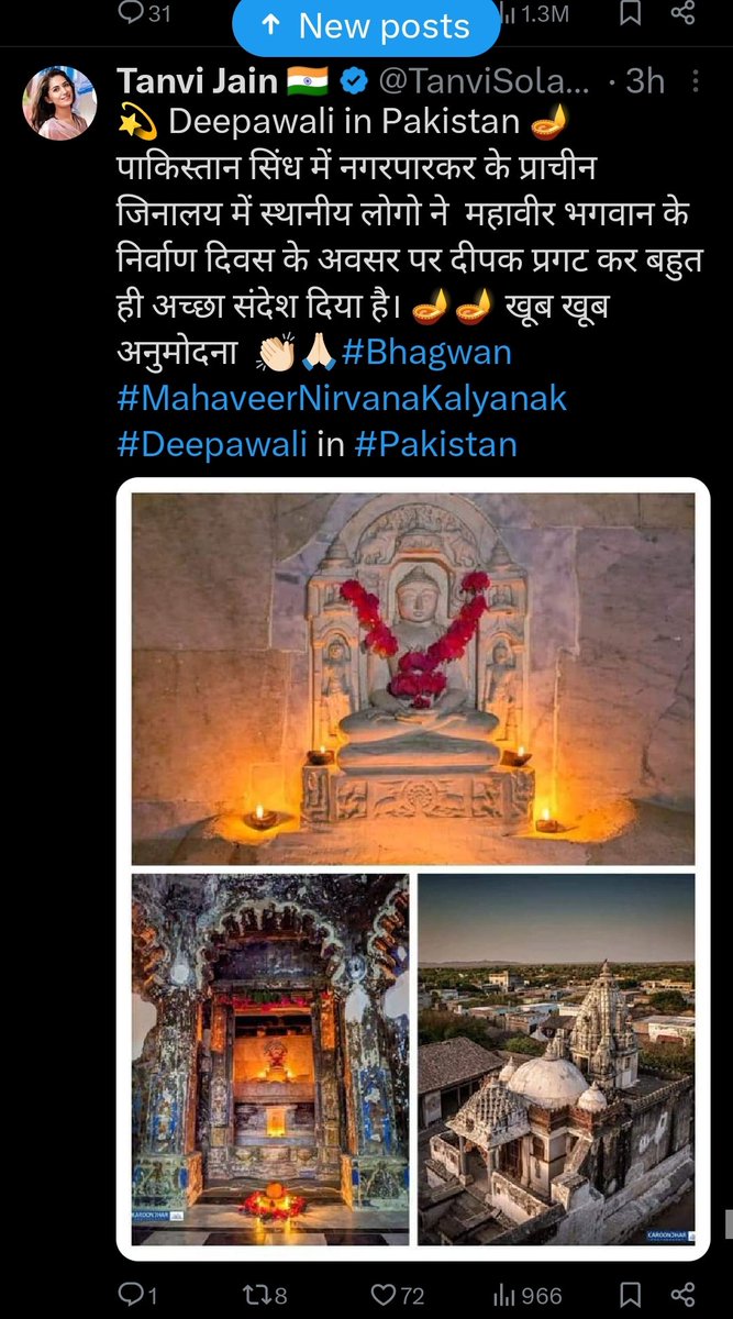 sheth_pravin's tweet photo. #dipawali2024,
@PMOIndia,
@sanghaviharsh,
@Jsgif,
@Ratnaworld,
@chakachakdadar,
#jainforums,
GREAT
JAIN MAHAVIR BHAGWAN NIRVAN DIVAS, CELEBRATED AT PAKISTAN SINGH AREA,
thanks to,@TanviSolanki_, for her tweet https://t.co/kQWwWPUX0h