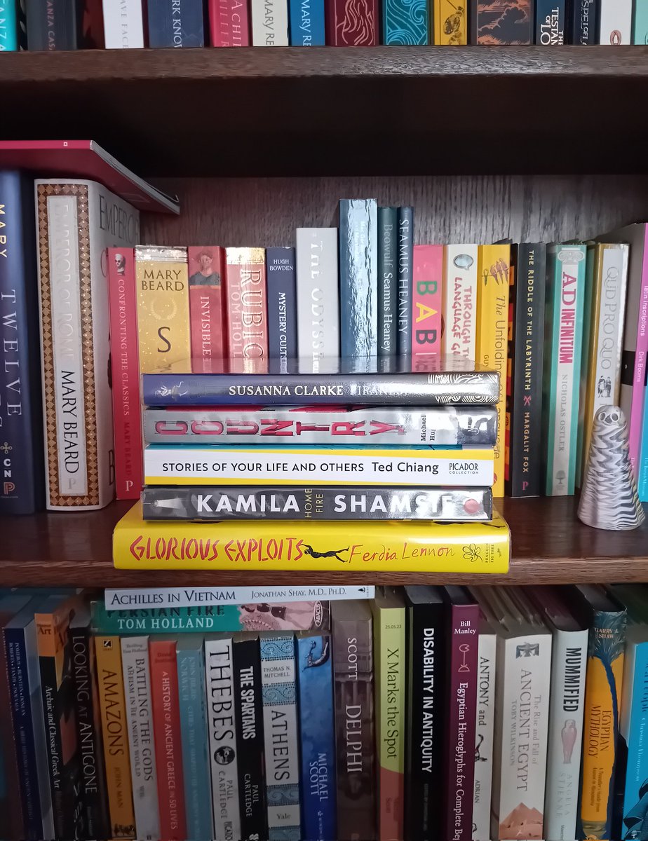 unexpectedlj's tweet image. All ready for @classicsed online @ClassicsAcademy course on &apos;Ancient Greece in Modern Novels&apos; to get started tomorrow! 👩🏼‍💻📚🏺

Sign up here: helenmcveigh.co.uk/product/ancien…

#ClassicsX #ancientgreece