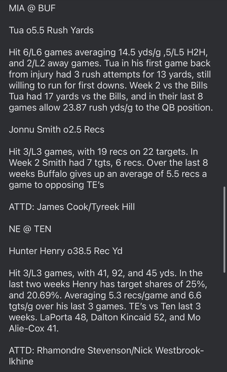 DoughNationBets's tweet photo. Here are 15 player props, and 16 ATTD scorers I like for the 1PM #NFLSunday Week 9 slate. 4PM slate picks will be out at 2:30PM EST. See ya at the bank 🫡
#GamblingX #nflpropbets #freepicks #PlayerPropBets #NFLbetting https://t.co/VSRFv2Tqcl