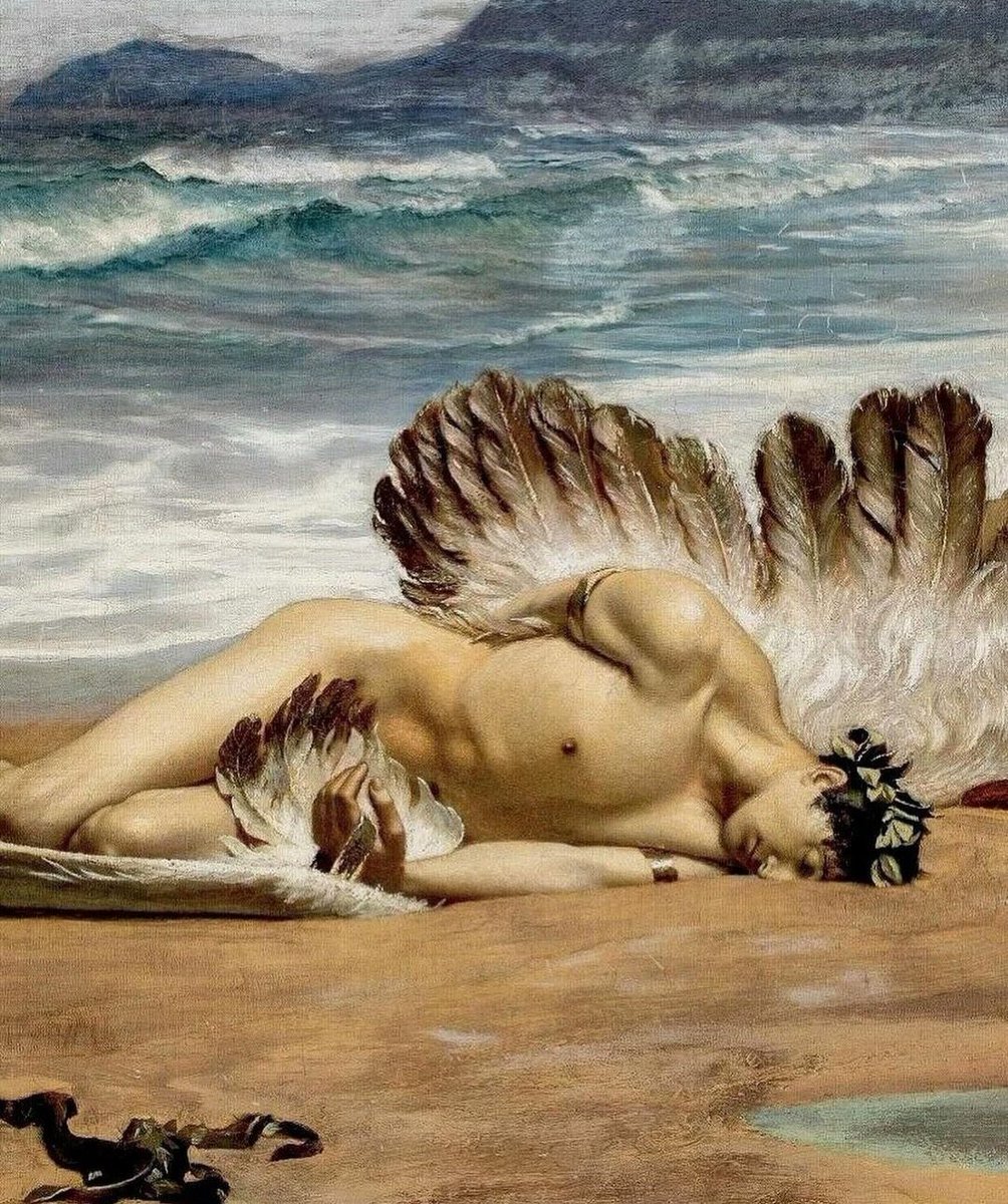The Death of Icarus by Alexandre Cabanel, 19th c.