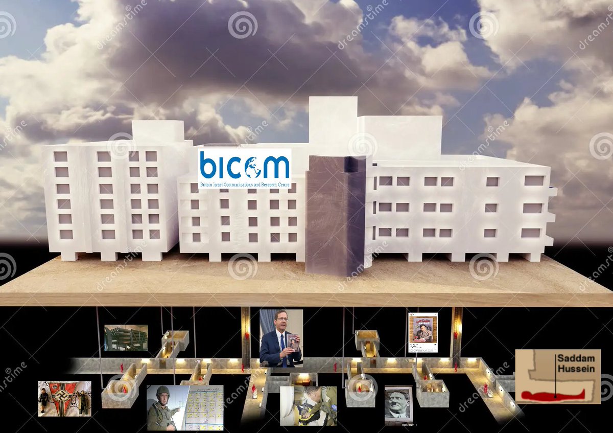 jewdas's tweet photo. If BICOM HQ is not a legitimate target, explain the Hamas-run Hezbollah Terror Tunnels underneath it https://t.co/GANoXA5Kpj