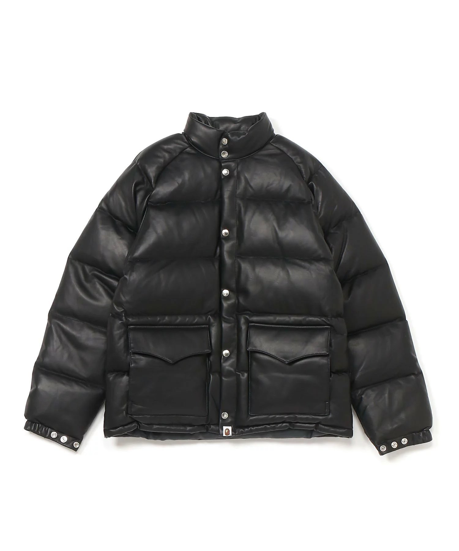 Leather classic down jacket online