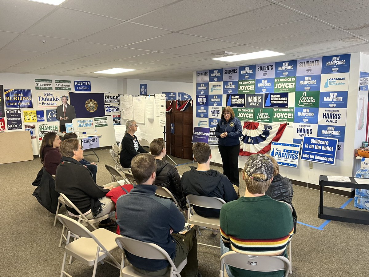 Great morning at the Upper Valley Dems and Dartmouth Dems canvass launch! 

Let’s do this, New Hampshire!