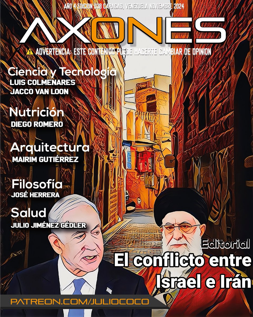 Juliococo's tweet photo. 💪🏼 Volvimos! Ya publicado el Vol. 38 nuestra #Revista #Axones con editorial sobre el conflicto entre Israel e Irán.
✍🏼 Con colaboraciones de @Arq_Mai @jrherreraucv @nucondiego
📃 Disponible en https://t.co/Y8fxSRbcc3
#Juliococo #Análisis #Venezuela #Newsletter https://t.co/maoi3fpyEh
