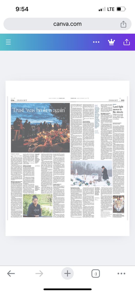 Investigative Journalism Bureau (@uoft_ijb) on Twitter photo 🚨 Today’s <a href="/TorontoStar/">Toronto Star</a> cover story
Trail of broken trust: Critics say a program for Indigenous health care is failing patients by endorsing therapists with troubling histories.
Read our unprecedented 2-year investigation into the NIHB program here:
ijb.utoronto.ca/a-murder-convi… 🚨 Today’s <a href="/TorontoStar/">Toronto Star</a> cover story
Trail of broken trust: Critics say a program for Indigenous health care is failing patients by endorsing therapists with troubling histories.
Read our unprecedented 2-year investigation into the NIHB program here:
ijb.utoronto.ca/a-murder-convi…
