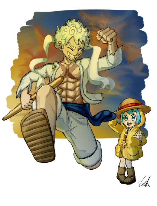 This pose hitting hard #Luce #luffy #ONEPIECE