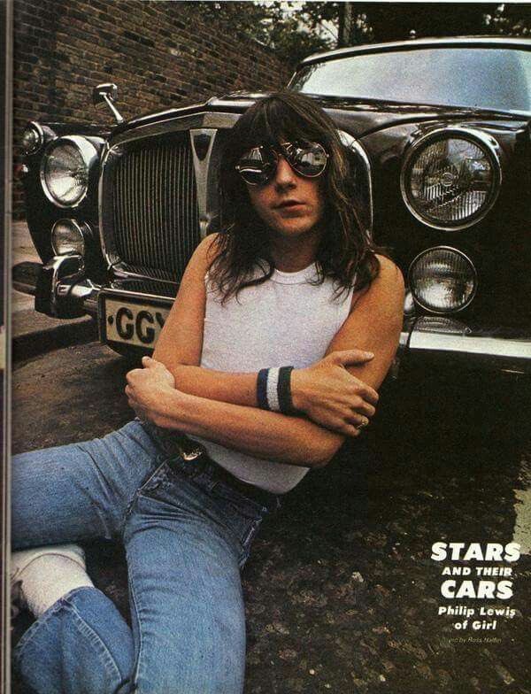 Stressful few days coming up (I think we all know why😉) &amp; thinking about seeing my interviewee Phil Lewis &amp; LA Guns rock in New Year 2025 at the Whisky gives me a much-needed boost 🎸Here he is during the Girl years with a Phil Mobile in a shoot by Ross Halfin 🚗
#phillewis