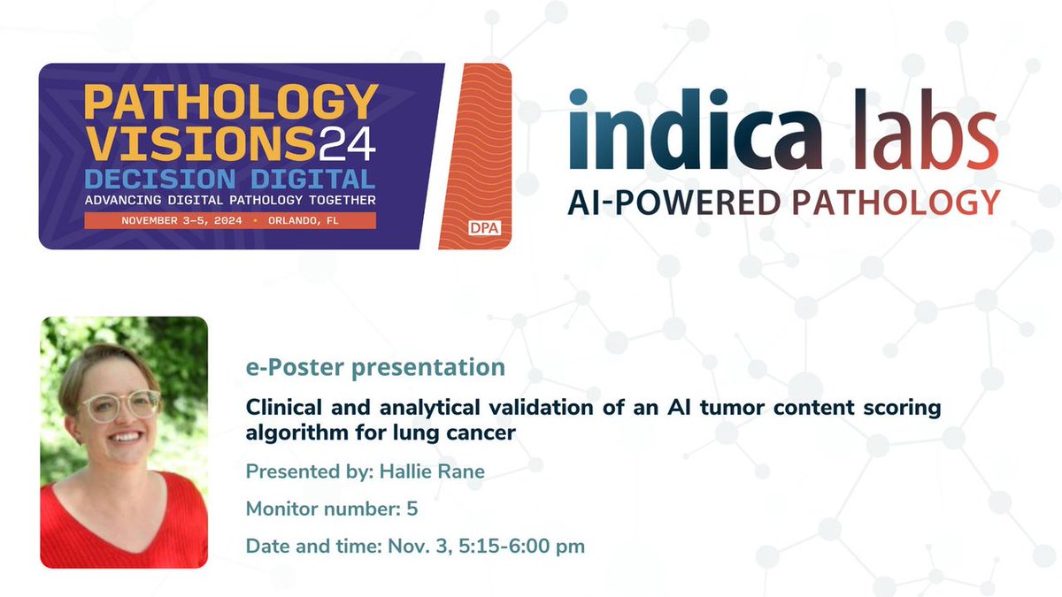 Indica_Labs's tweet photo. Fully automated macrodissection is now a reality! Our Lung Macrodissect AI + Xyall’s Tissector platform = all-in-one macrodissection workflow for digital pathology. Learn more by dropping by our poster at #PathVisions24!
#DigitalPathology #PathX #Macrodissection #HALOap https://t.co/jGIaVEVI92