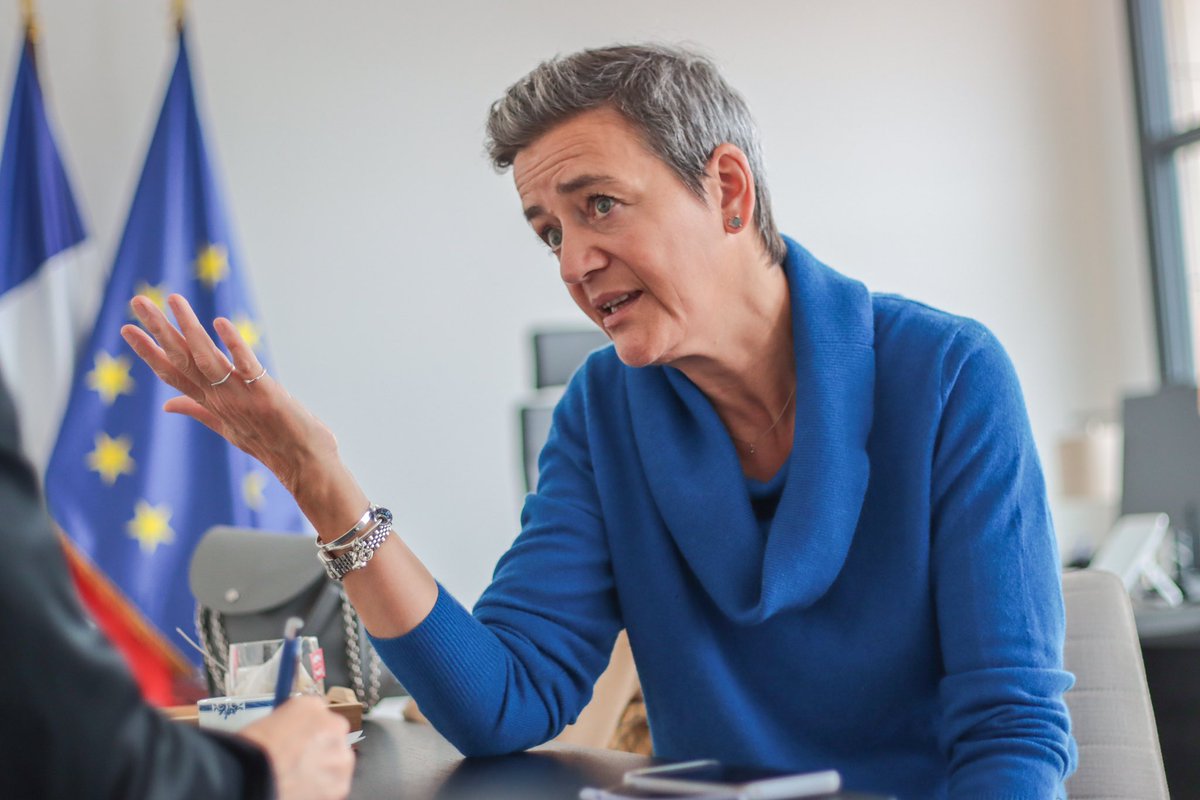 JeremyBouillard's tweet photo. 📸 Margrethe @vestager, commissaire européenne à la Concurrence, pour @lopinion_fr, interview de @JadeGrandin https://t.co/Vzyg4sPfWF