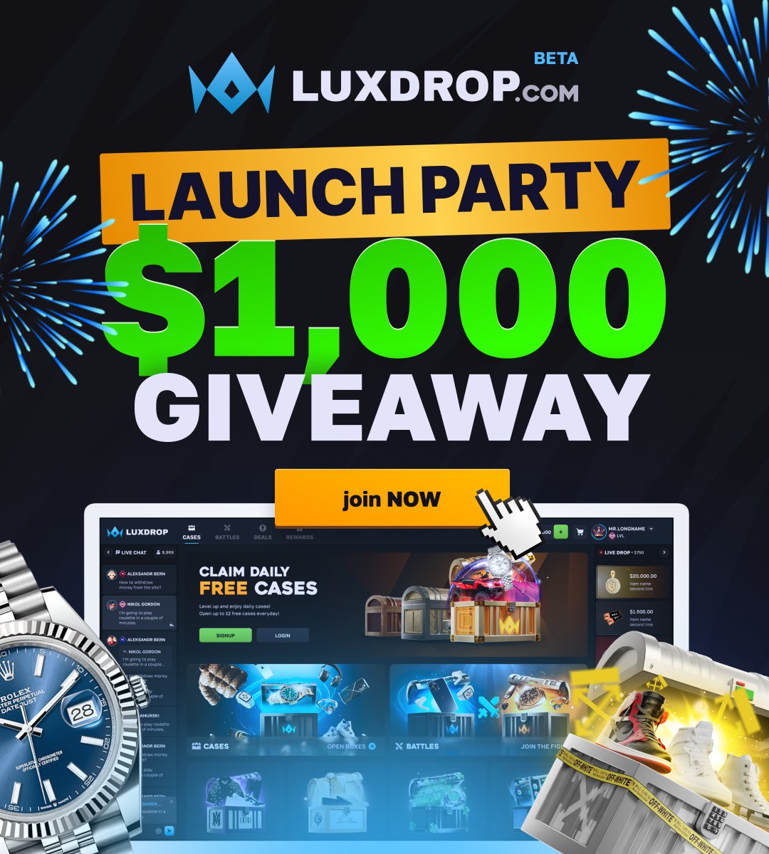LuxDrop tweet media