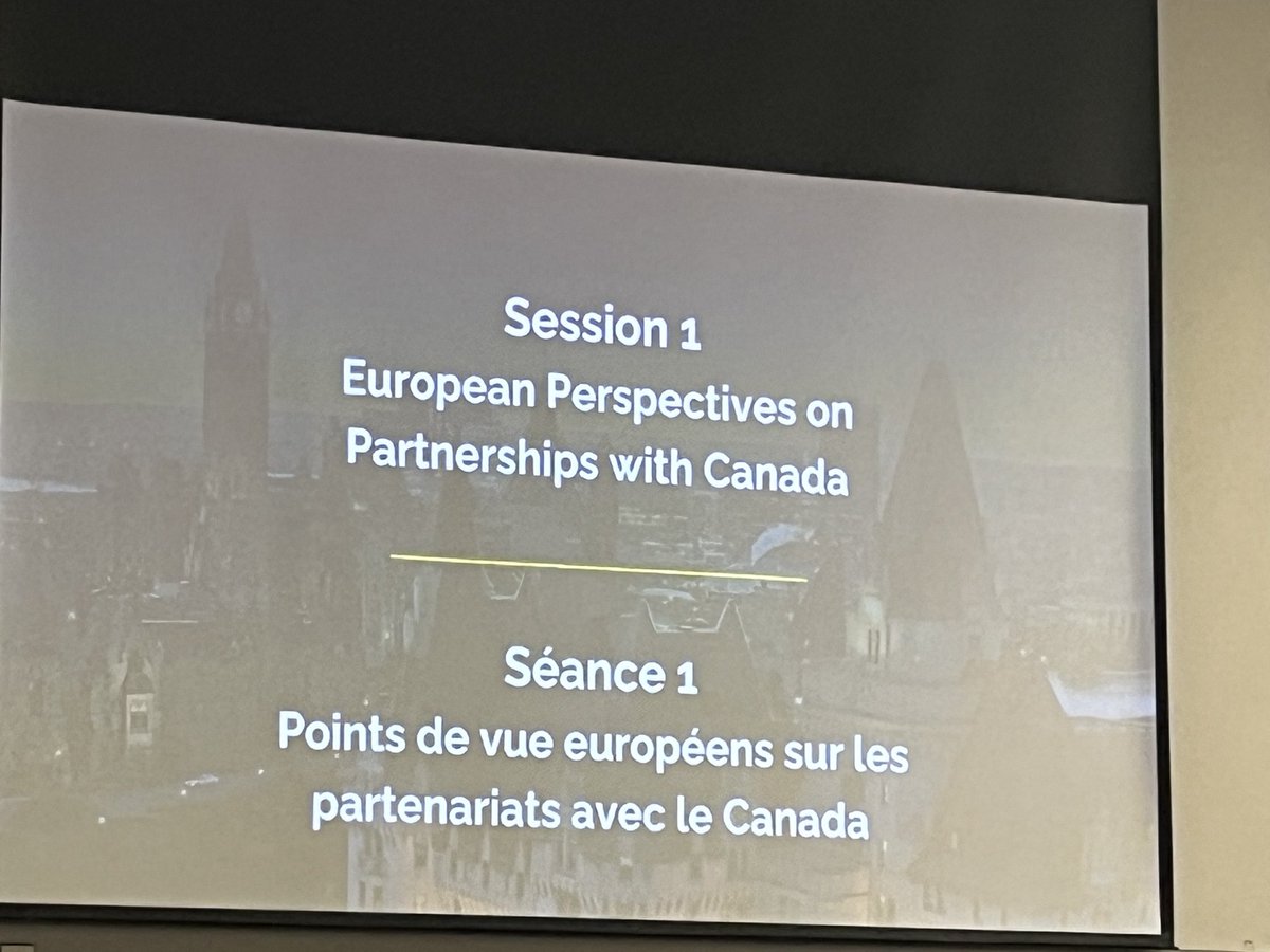Session 1 of #CBIE2024 Canada European Partnerships Forum and ⁦<a href="/UCC/">UCC Ireland</a>⁩ Professor Ursula Kilkelly providing an institutional perspective