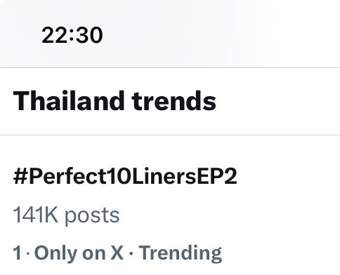 forceofficial_'s tweet photo. ⚙️Trending now  

21.30 —  82.1K 
22.30 — 141K (+58.9K) 🔥🔥

ทุกคนโหดมากเลยงับ 1 ชั่วโมงยอดโพสต์ขึ้นมาเกือบ 60K เอาล่ะๆ ไฟมาแล้ววว ไปกันต่อน้า 

#Perfect10LinersEP2
@fforcejs @kasibook
#fforce_ #kasibook https://t.co/U3ebzFGB5S